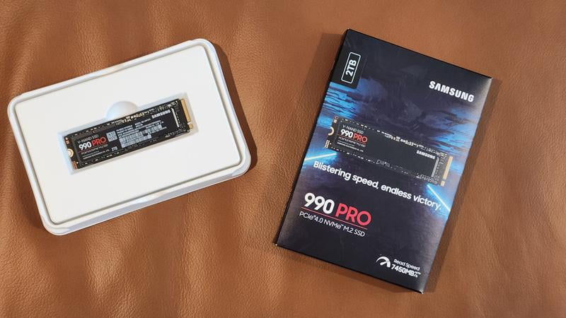 SAMSUNG 990 PRO M.2 2280 2TB PCIe Gen 4.0 NVMe SSD MZ-V9P2T0B/AM