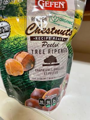 Gefen Roasted Chestnuts 5.2 oz Peeled Ready to Enjoy for Baking