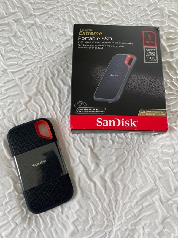 SanDisk 1TB Extreme Go Portable SSD - Solid State Storage with
