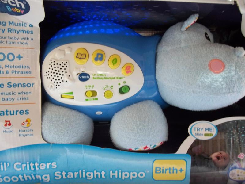 VTech Lil' Critters Soothing Starlight Pink Hippo Music Nature Sounds  Projector B00XYVI8WO on eBid United States