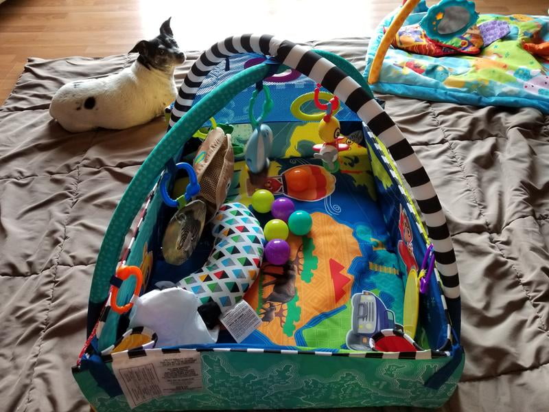 BABY EINSTEIN PLAY MAT UNDER THE SEA OCEAN FISH NEPTUNE ADVENTURE BABY