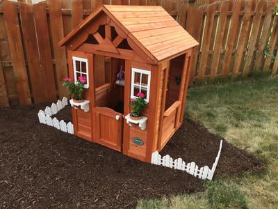 cedar outdoor playhouse