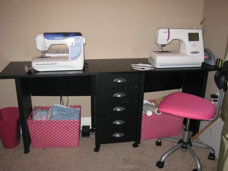 Venture Horizon Lamont Double Mobile Desk Walmart Com