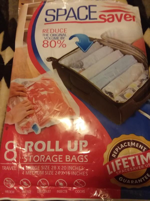 Let's Roll! Re-Useable Compression Packing Bags – 12 Pack