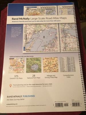 Rand McNally Large Scale 2025 Road Atlas, 10.79