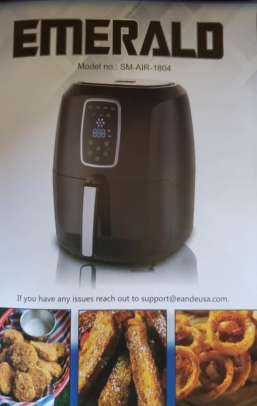 Emerald 4 l Capacity 1400-Watts Air Fryer with Digital LED Touch Display SM- AIR-1812 - The Home Depot
