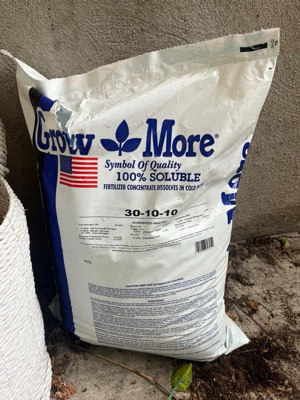 フワモア 30粒 10袋 Grow More 25lb Cold Water Soluble Concentrated Fertilizer for