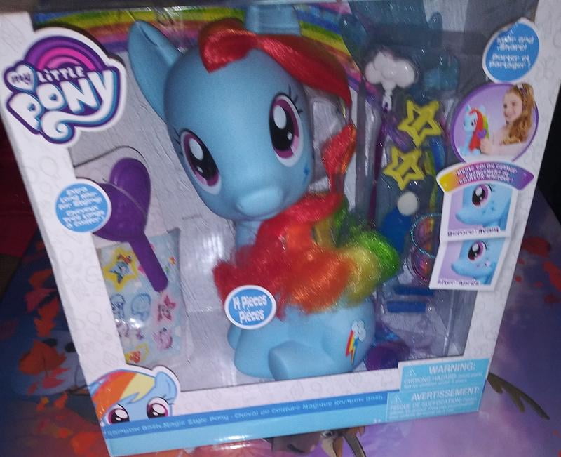 My Little Pony Rainbow Dash Styling Pony, Kids Toys for Ages 3 Up, Gifts  and Presents