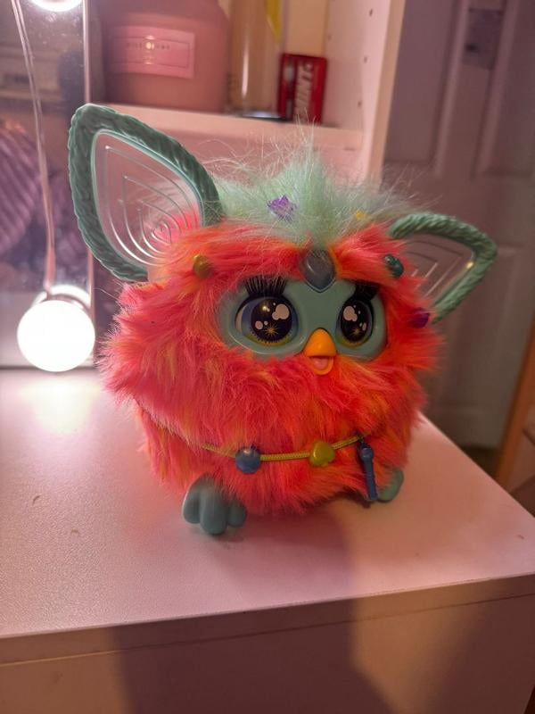 Hasbro Furby Orange Interactive Plush Toy, Pack of 2, Voice