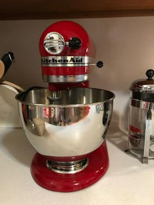 KitchenAid, Stand Mixer, 4.5 Quart Tilt-Head, Empire Red - Walmart.com