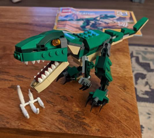 LEGO 31058 Creator Mighty Dinosaurs Toy, 3 in 1 Model, T-Rex Tricerato –  Toy-Box@hants
