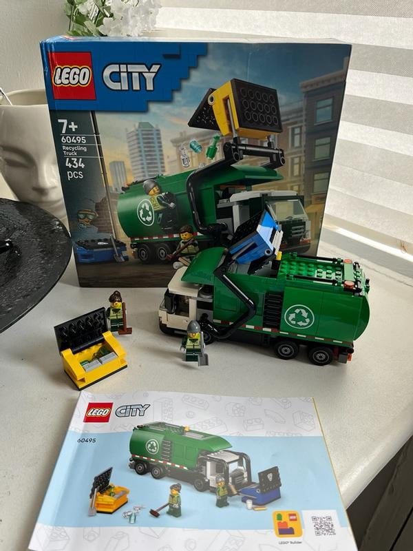 LEGO City Recycling Truck Toy - Building Set for Boys & Girls
