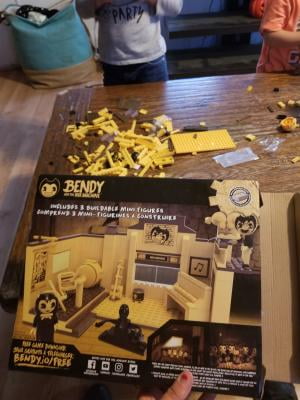 Bendy and the Ink Machine C3 Construction Recording Studio Buildable Scene  Set for sale online