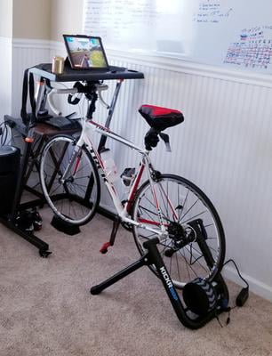 Conquer Adjustable Height Cycling Trainer Desk 2025