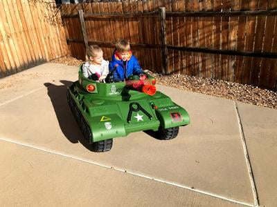 power wheels tank