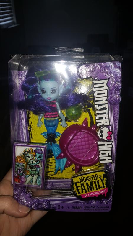 Monster High Monster Family Ebbie Bluedoll Walmart Com