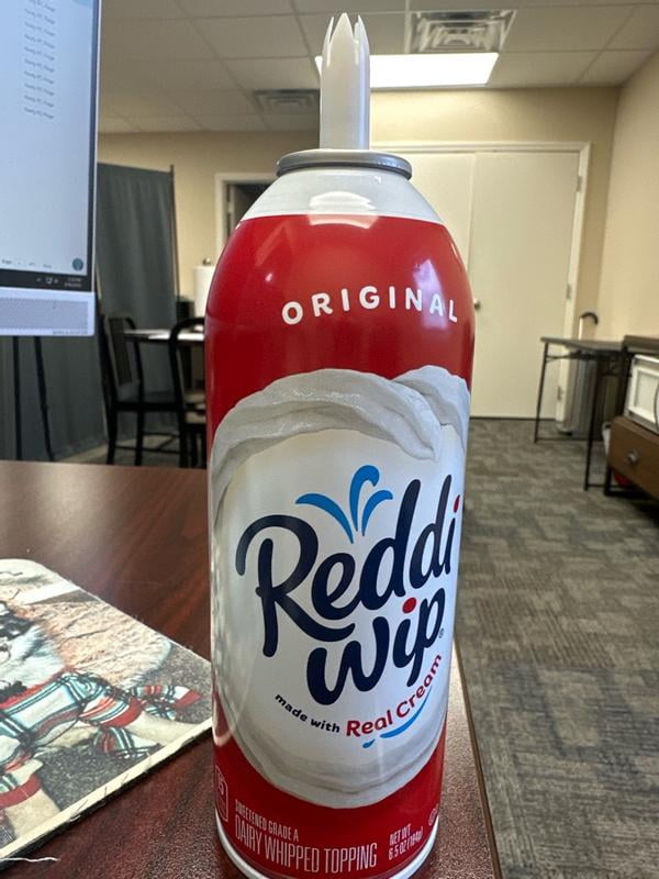 Reddi-wip Extra Creamy Whipped Topping Made with Real Cream, 6.5
