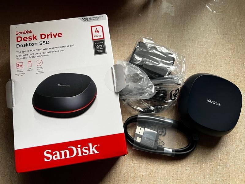 SanDisk 8TB SSD Desk Drive - Memory Hard Drive, Computer Terabyte