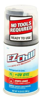 EZ Chill R-134a Refrigerant With Leak Sealer and UV Dye, 10.25 oz