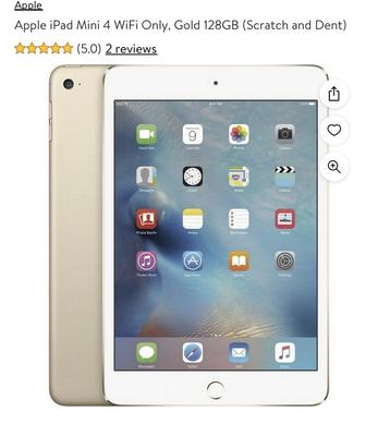 Apple iPad Mini 4th Generation 64 GB WiFi discount only