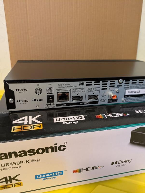 Customer reviews for Panasonic 4K Ultra HD Blu Ray Player with