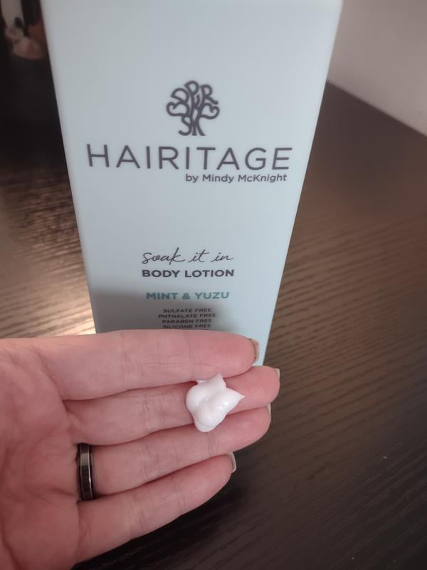 Hairitage, Body Lotion, 14 fl oz, Mint & Yuzu Scented - Walmart.com