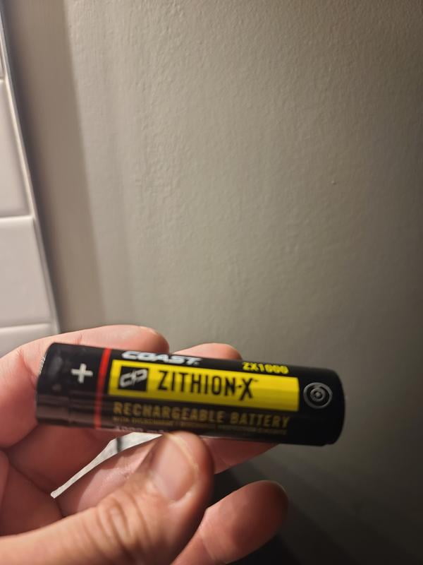 Coast ZX1000 ZITHION-X Li-Ion Rechargeable Battery for The