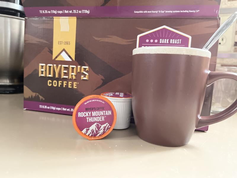 Customer reviews for Boyer's Coffee Single-Serve Cups, Rocky Mountain  Thunder 72 ct.