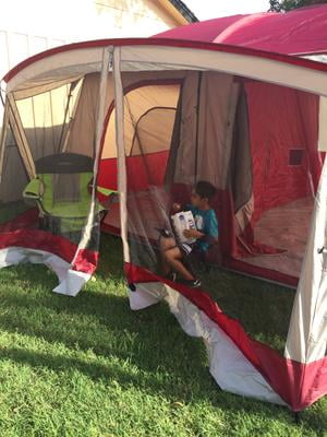 Ozark Trail 12 Person Cabin Tent With Screen Porch Walmart Com