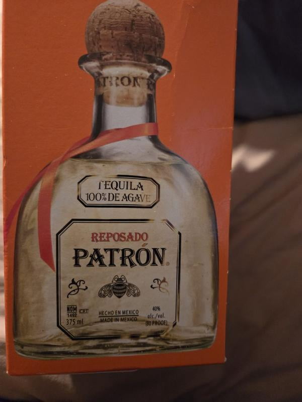 Patron Reposado Tequila, 750 ml Gift Pack with 2 Rocks Glasses