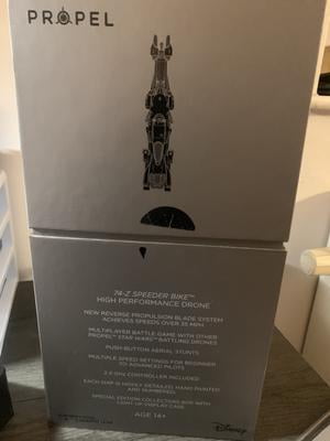 Propel Star Wars Vitrine avec boîte de collecte pour drone X-Wing T-65