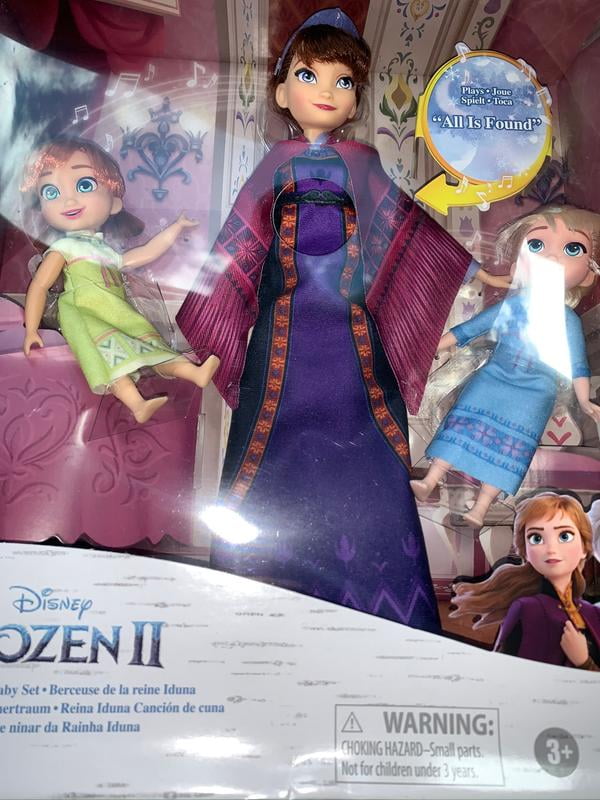 Toy for Girls Inspired 2 Singing Queen Iduna Disney Frozen 2 Queen Iduna Lullaby Set with Elsa and Anna Dolls 