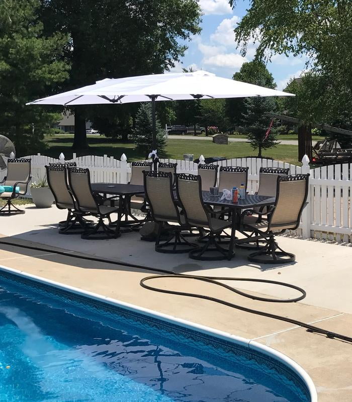 Best Choice Products 15x9ft Large Rectangular Outdoor Aluminum