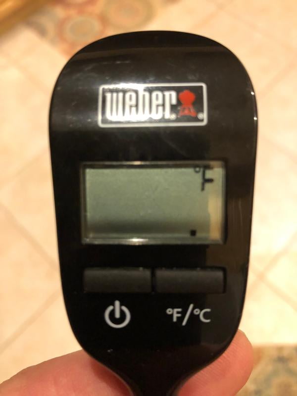  Weber Instant Read Meat Thermometer,1.3 In. W. x 0.3
