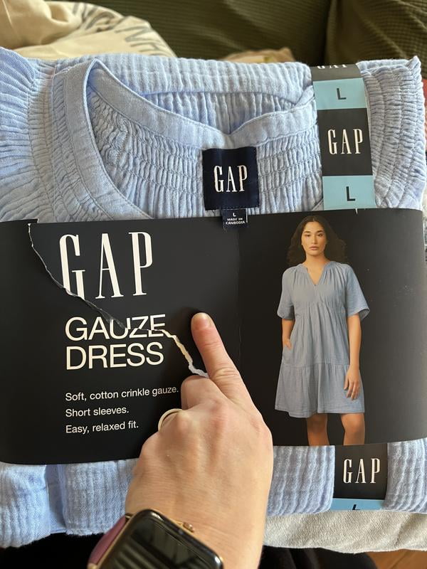 sam's club gap gauze dress Gap Women's Gauze Tiered Dress