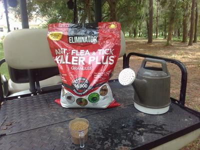 Eliminator ant flea and tick killer plus granules safe for dogs online