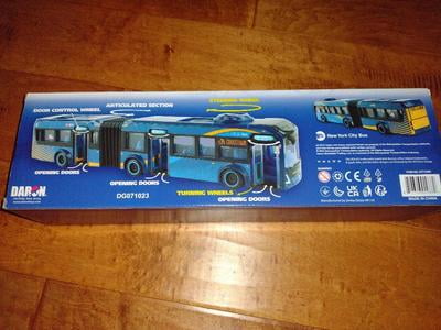 MTA Models Volvo Articulated Bus Toy, 1:43 Scale, Paint