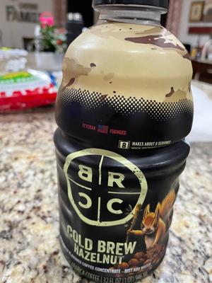 Black Rifle Coffee Company Hazelnut Cold Brew Coffee, Multi-Serve