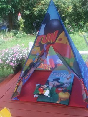 mickey mouse teepee tent