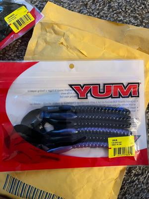 Yum！ YUM Soft Plastic Fishing Lures Grub Assortment with Natural