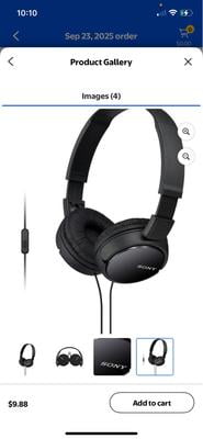 SONY Zx Series Stereo Over-Ear Headphones - Walmart.ca