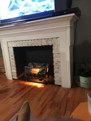 Electric Crackling Log W Grate Walmart Com Walmart Com