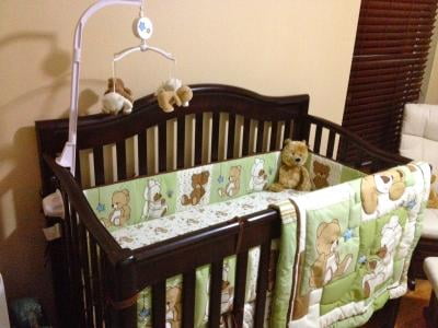teddy bear nursery bedding