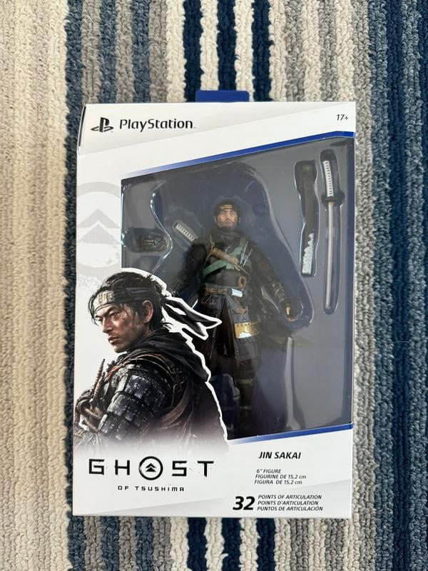 PlayStation, Ghost of Tsushima 6‚Äù Jin Sakai Action Figure, 17+
