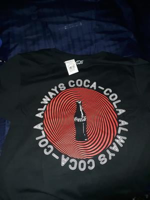 Coca Cola Men S Coca Cola Coke Optical Bottle Graphic T Shirt
