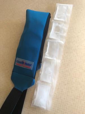 cool relief refreezable ice bandana head wrap neck ice cooling scarf