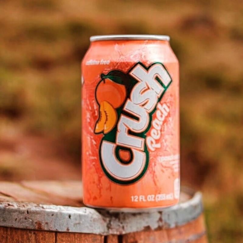 SEXTAZY Soda Peach 4粒入り Crush Peach Soda Pop, Caffeine-Free, Bold & Refreshing Drink, 16.9