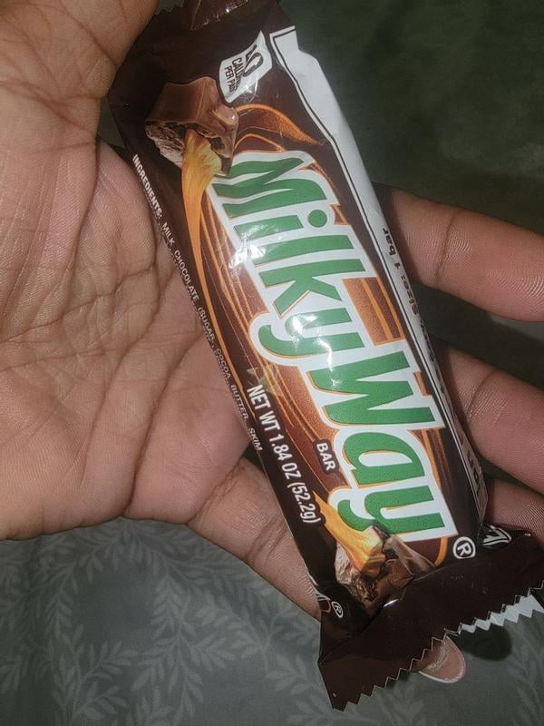 Milky Way Single Size Milk Chocolate Candy Bars with Caramel