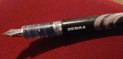 Zebra Fuente Penne Stilografiche Usa E Getta – Confezione Da 3, Colore Rosa, Pennino 0,6 Mm, Inchiostro A Base D'Acqua, Per Scuola E Ufficio