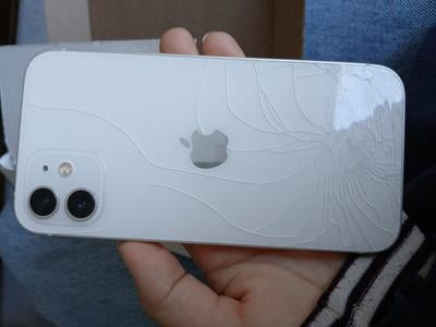 Apple iPhone 12, Fully Unlocked, 64GB White, Refurbished, 5G